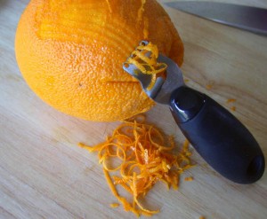 Zu schade zum wegwerfen: Orangenschale