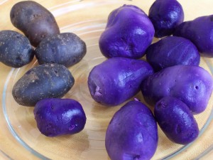 Lila Kartoffeln